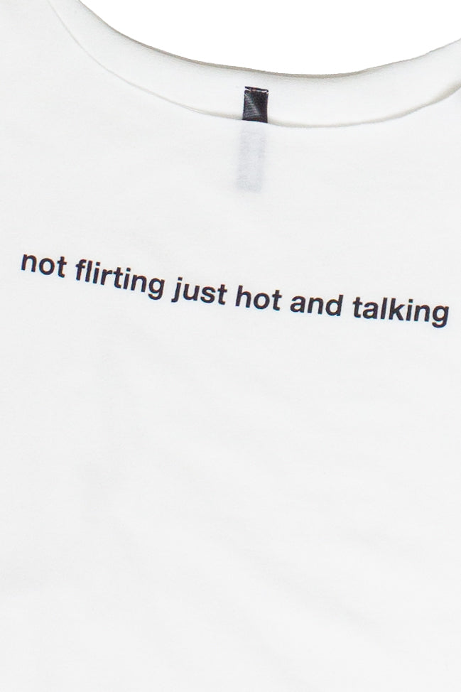 Not Flirting Off The Shoulder T-Shirt
