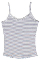 Lace Trim Striped Ribbed Cami