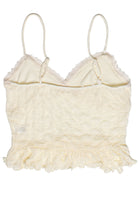 Wavy Textured Peplum Cami