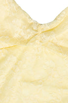 Lace Sweetheart Tank Top - Yellow