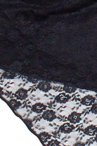 Floral Lace Ruched Tube Top