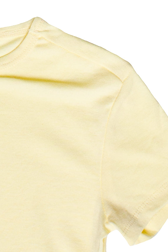 Seaside Beaded Patch Baby Tee - Yellow