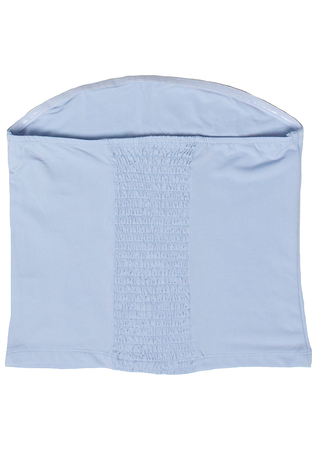 Sequin Beaded Tube Top - Light Blue