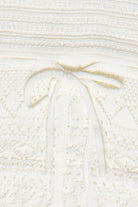 Pointelle Knit Flyaway Tank Top - Ivory