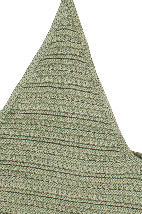 Pointelle Knit Flyaway Tank Top - Olive