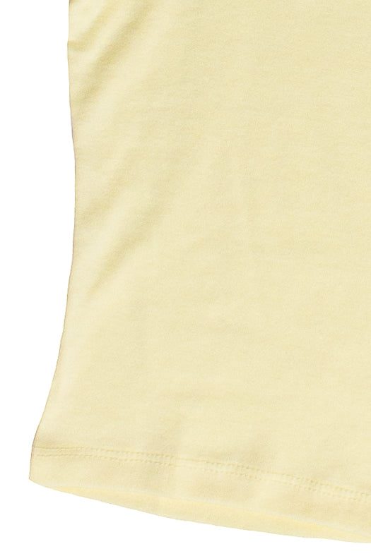 Denim Patch T-Shirt - Yellow