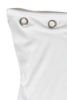 Grommet Tube Top - White