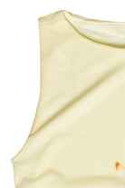 Lily Mesh Side Ruched Tank Top
