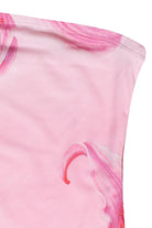 Baby Pink Lily Mesh Tube Top