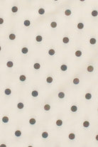 Polka Dot Print Mesh Tube Top