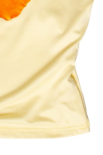Hibiscus Tube Top - Yellow
