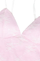 Lace Bustier Cami - Pink