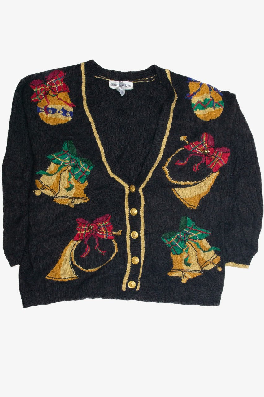 Vintage Black Ugly Christmas Cardigan 60932