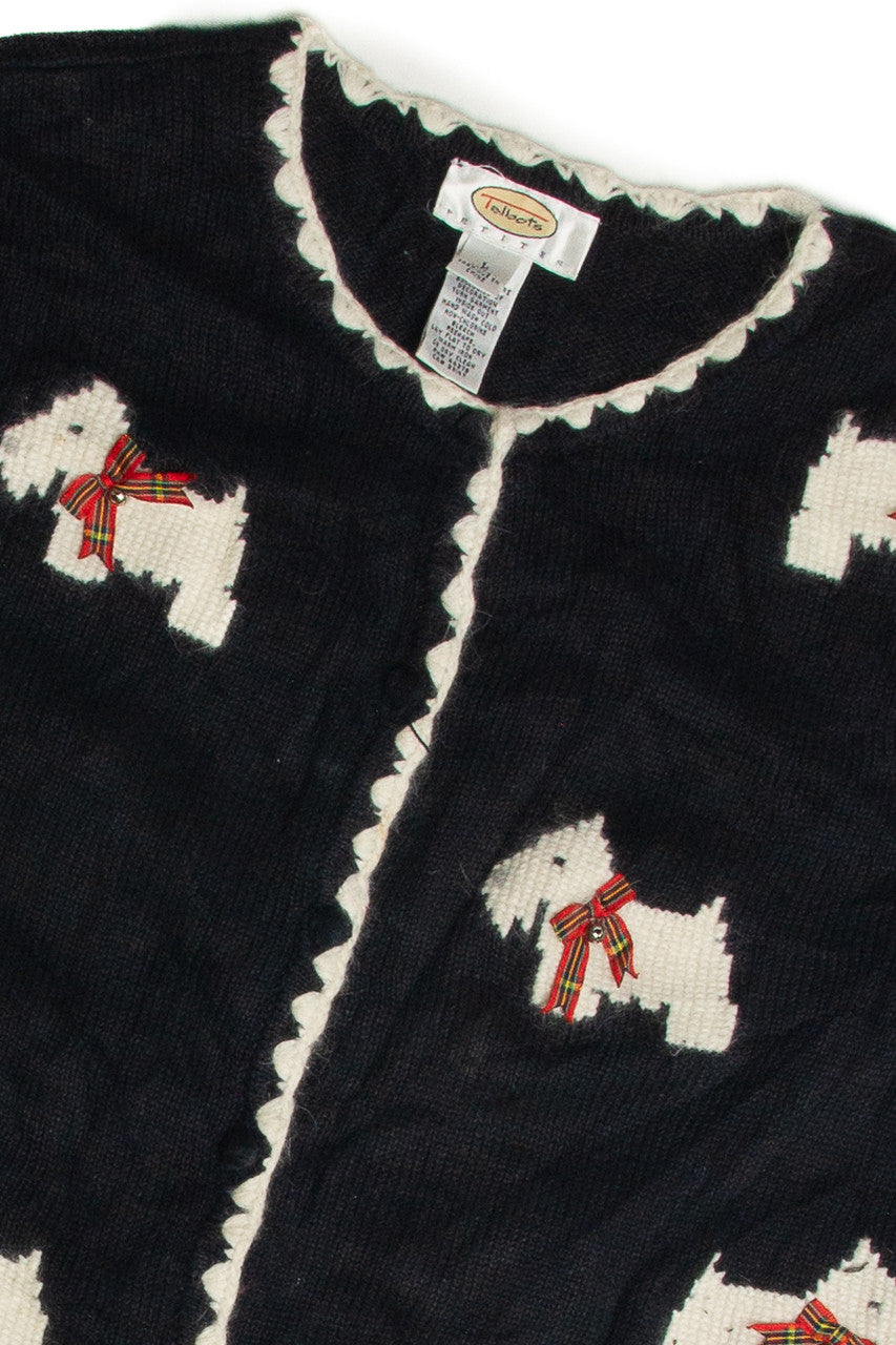 Vintage Black Ugly Christmas Cardigan 60872