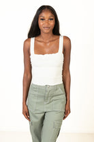 Vanilla Tiered Crop Tank