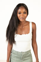 Vanilla Tiered Crop Tank