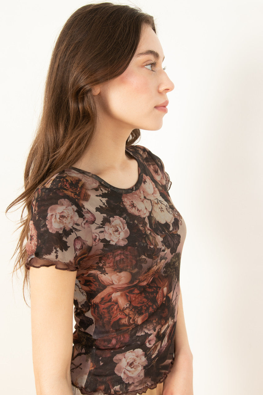 Renaissance Painting Mesh Tee