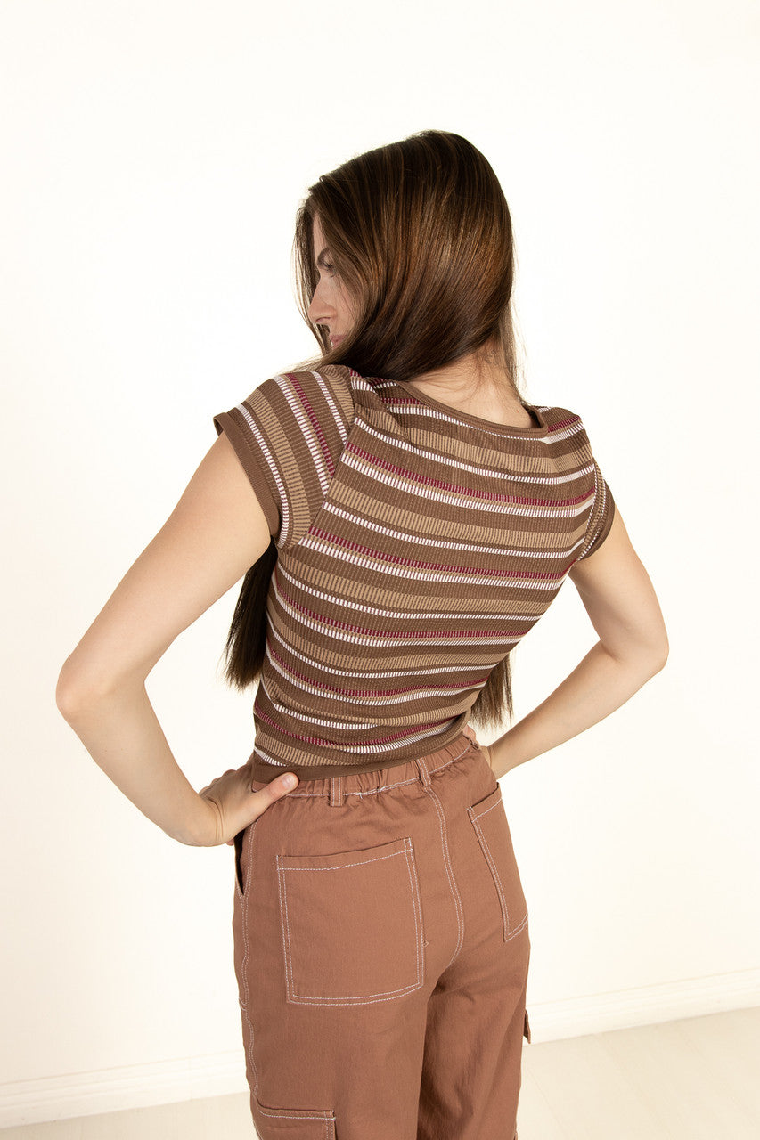 Brick Stripe Seamless Shirt