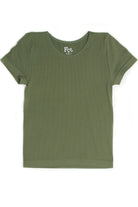 Olive Seamless Crew Neck Shirt