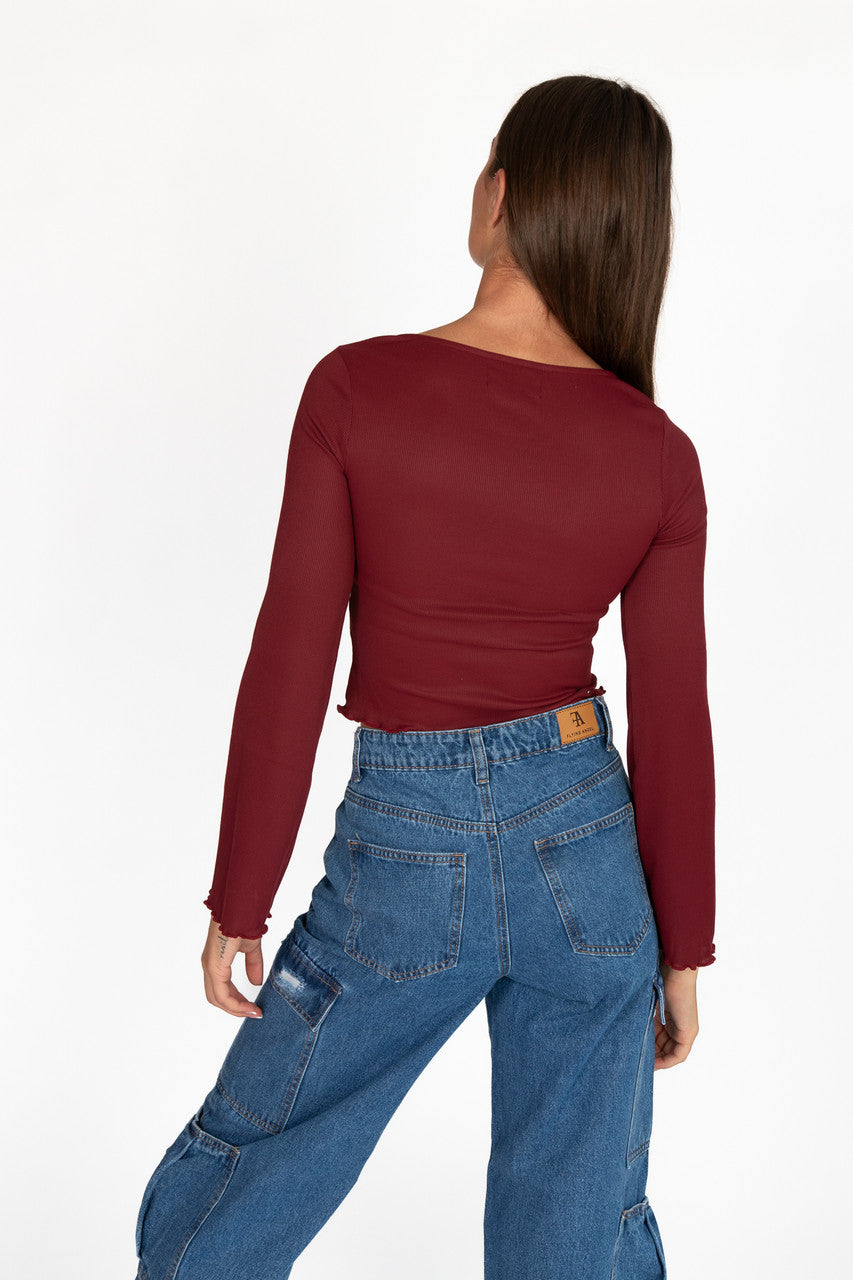 Bell Sleeve Top