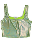 Melon Shiny Crop Tank