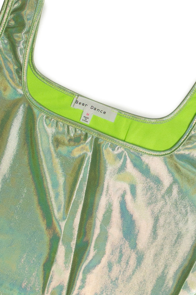 Melon Shiny Crop Tank