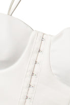 Hook & Eye Bustier Crop Top