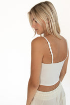 Hook & Eye Bustier Crop Top