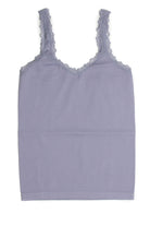 Lavender Lace Trim Seamless Tank