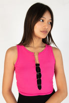 Pink Safety Pin Tank