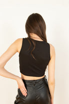 Black Safety Pin Tank