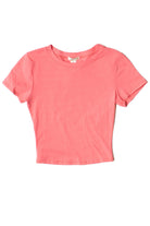Flamingo Pink Crop T-Shirt