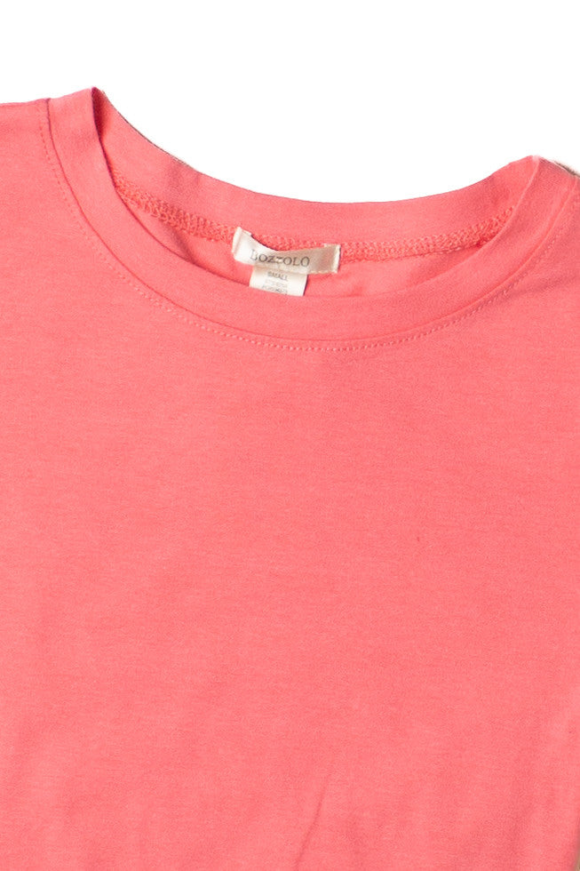 Flamingo Pink Crop T-Shirt