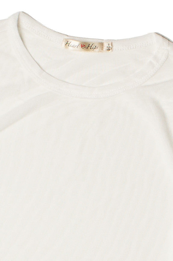 Mesh Crew Neck Long Sleeve Top