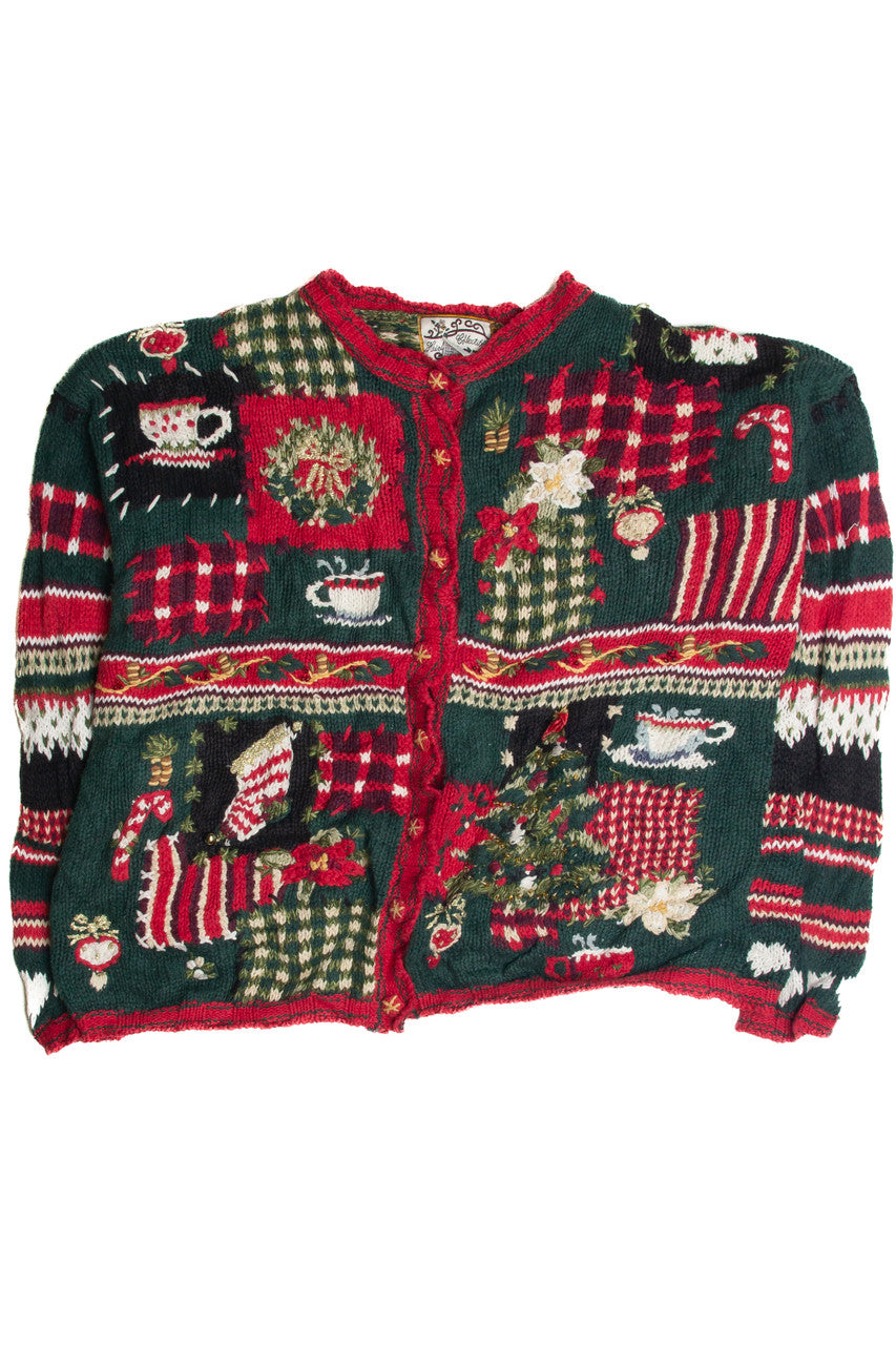Vintage Ugly Christmas Cardigan 62446