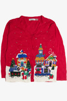 Vintage Red Ugly Christmas Cardigan 62611