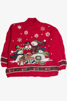 Vintage Red Ugly Christmas Sweater 62410