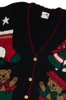 Vintage Black Ugly Christmas Cardigan 62835