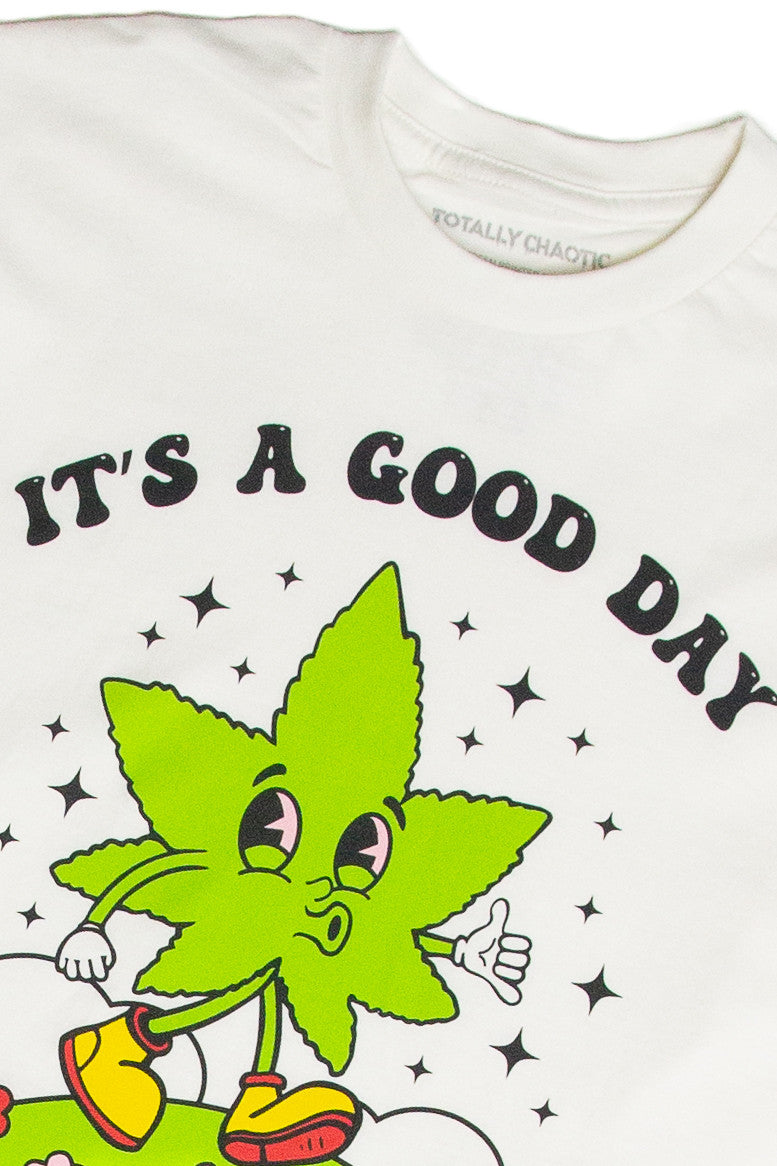 It's a Good Day Long Sleeve Crop Shirt