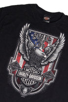 Recycled Honky Tonk Harley Davidson T-Shirt