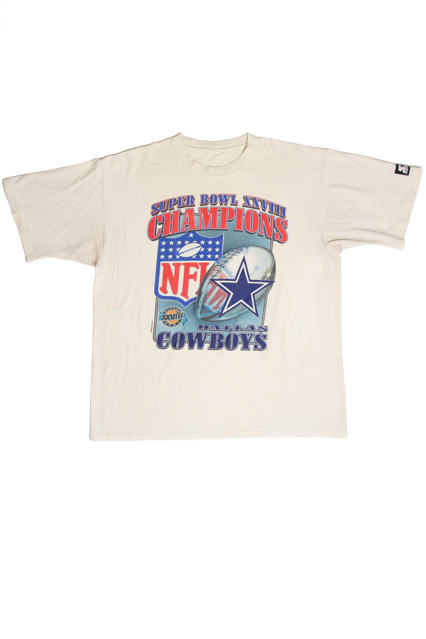Vintage Dallas Cowboys Super Bowl XXVIII Champions T-Shirt