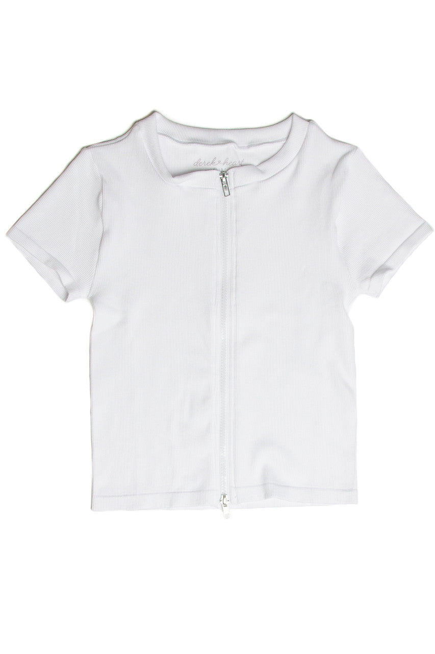 Seamless Zip Up Tee