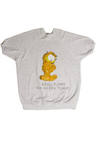 Vintage Garfield Short Sleeve Sweatshirt
