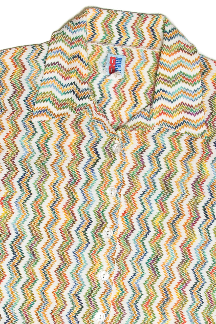 Vintage 8 Track Button Up Shirt