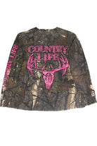 Vintage Country Life Camo Long Sleeve T-Shirt