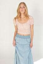 Ditsy Floral Milkmaid Top