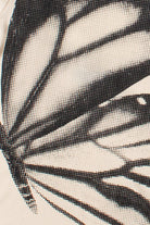 Open Back Halftone Graphic Tee