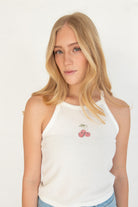 Cherry Halter Tank 
