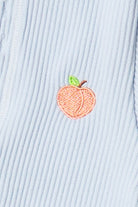 Embroidered Patch Sporty Notch Neck Seamless Tee