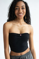 Rose Bud Cinch Tube Top